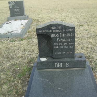 BRITS Frans Christiaan 1968-1968