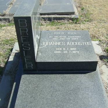 BRESLER Johannes Augustus 1897-1972