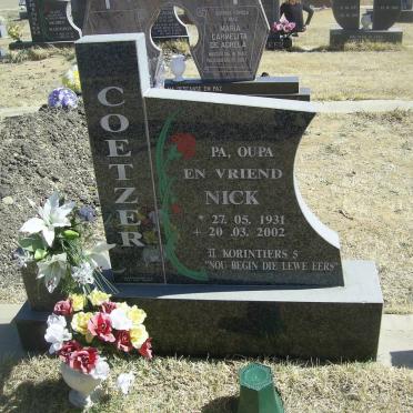 COETZER Nick 1931-2002