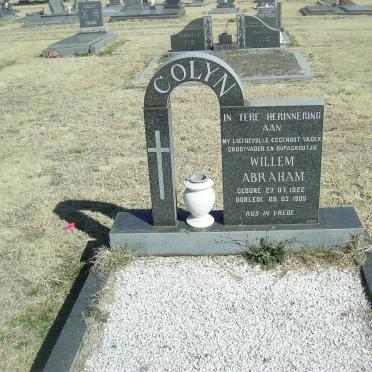 COLYN Willem Abraham 1922-1985