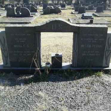 ELS Willem Petrus 1904-1973 &amp; Maria C.C. BARNARD 1910-1992