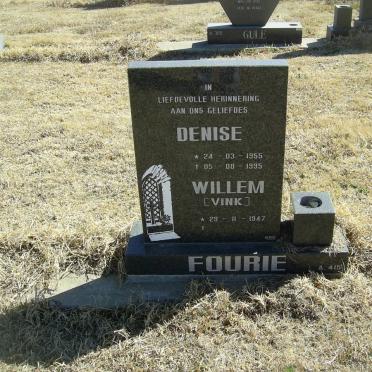 FOURIE Willem 1947- &amp; Denise 1955-1995