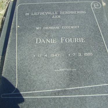 FOURIE Danie 1947-1985