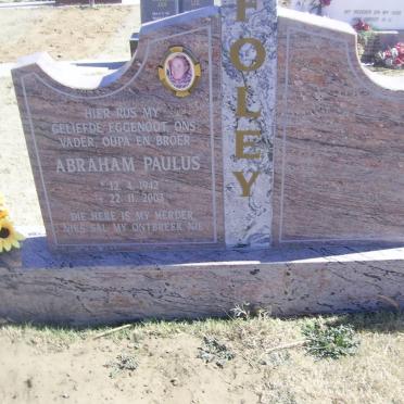 FOLEY Abraham Paulus 1942-2003