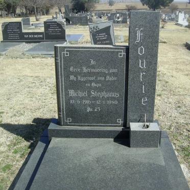 FOURIE Michiel Stephanus 1916-1980