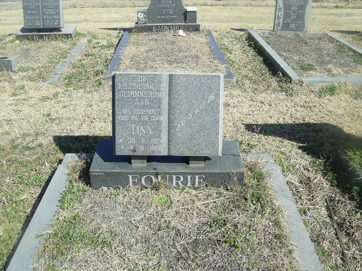 FOURIE Tiny 1924-1986