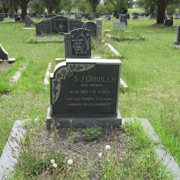 GROBLER S.J. nee SNYMAN 1899-1970