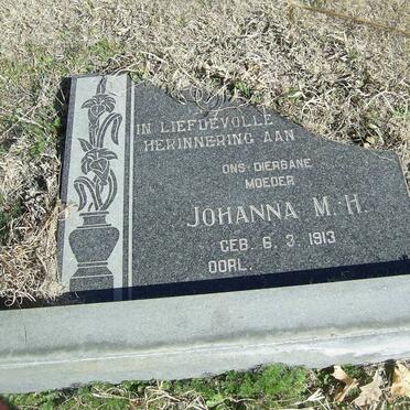 GROBLER Johanna M.H. 1913-