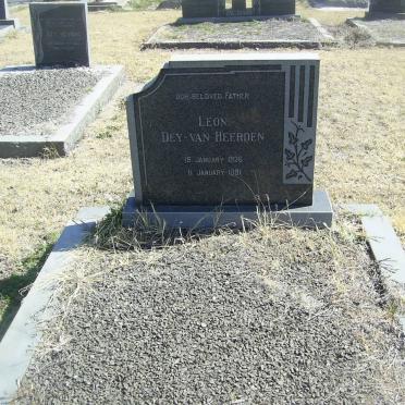 HEERDEN Leon, Dey-van 1926-1981