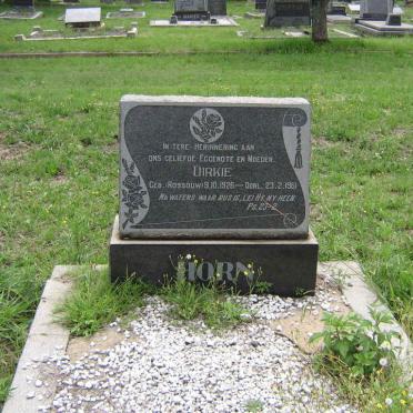 HORN Dirkie nee ROSSOUW  1926-1961