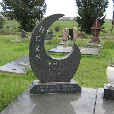 HORN Kalie 1921-1988