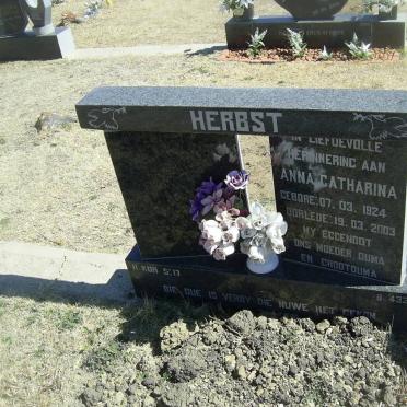 HERBST Anna Catharina 1924-2003