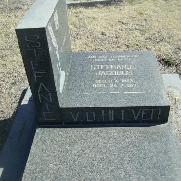 HEEVER Stephanus Jacobus, van der 1953-1971