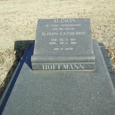 HOFFMANN Alison Catherine 1941-1964