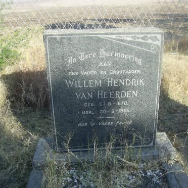 HEERDEN Willem Hendrik, van 1870-1955