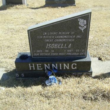 HENNING Isobella 1922-1997