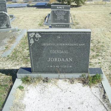 JORDAAN Odendaal 1942-1981