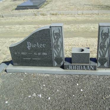 JORDAAN Pieter 1927-1981