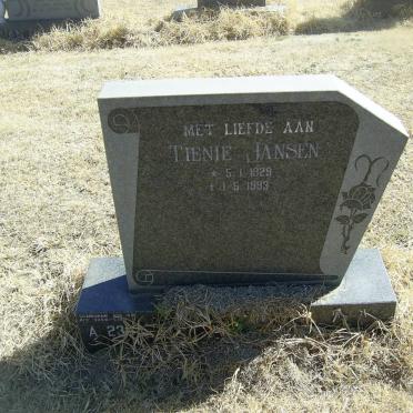 JANSEN Tienie 1929-1993