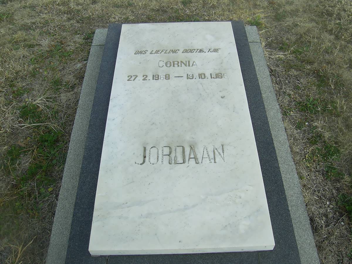 JORDAAN Cornia 1968-1968