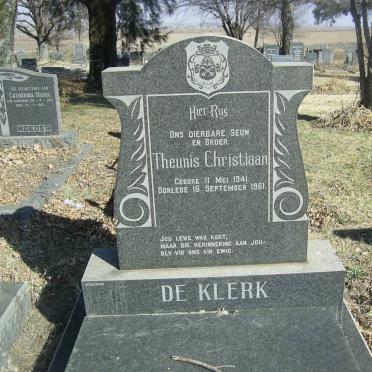 KLERK Theunis Christiaan, de 1941-1961