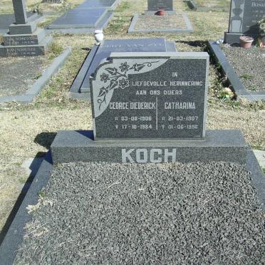 KOCH George Diederick 1906-1984 &amp; Catharina 1907-1996