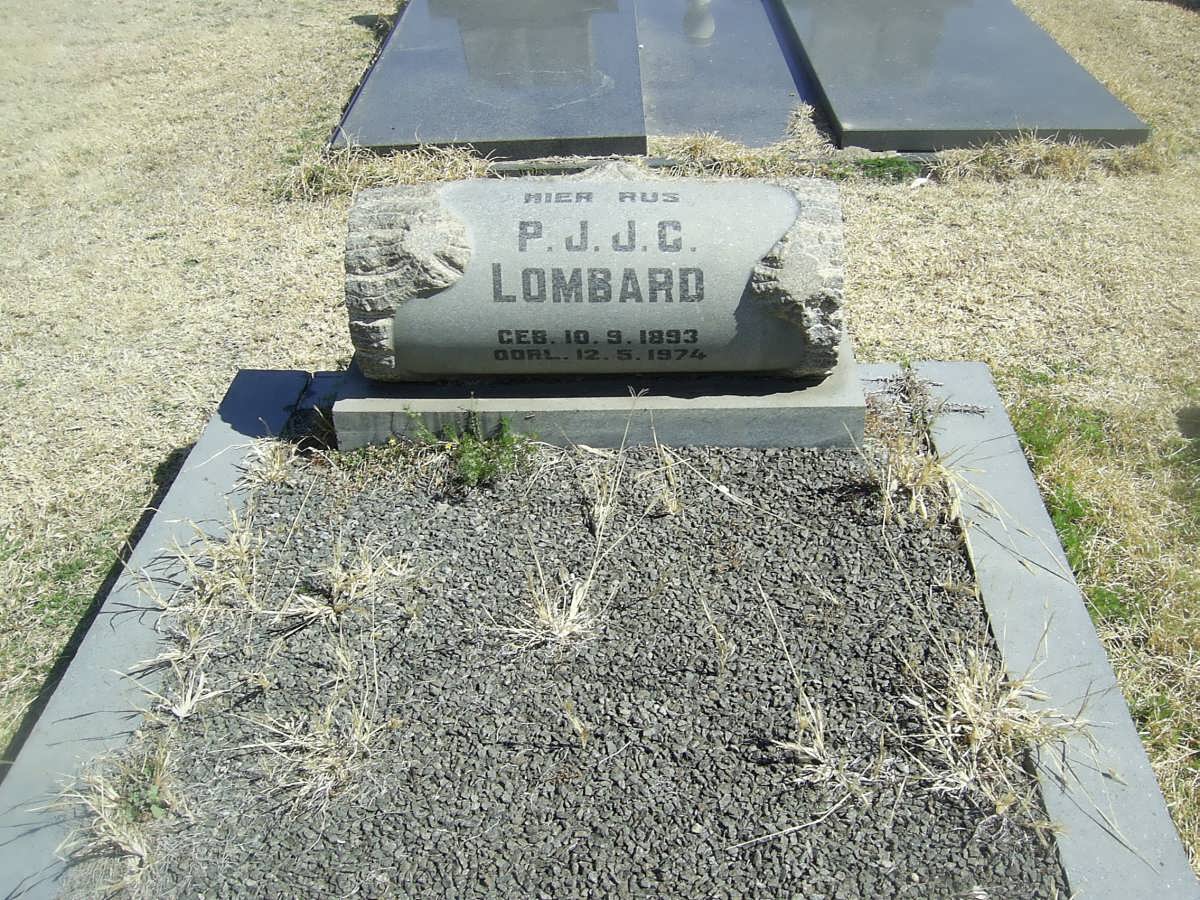 LOMBARD P.J.J.G. 1893-1974
