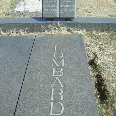 LOMBARD Christoffel 1917- &amp; Cornelia M. 1932-198?