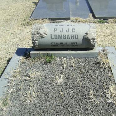LOMBARD P.J.J.G. 1893-1974