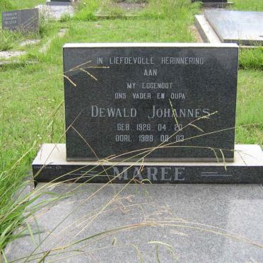 MAREE Dewald Johannes 1926-1988