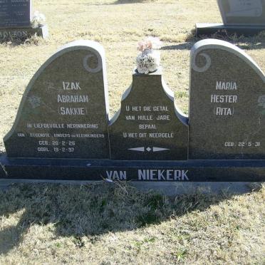 NIEKERK Izak Abraham, van 1926-1997 &amp; Maria Hester 1931-