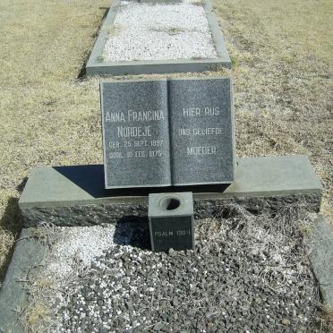 NORDEJE Anna Francina 1897-1975