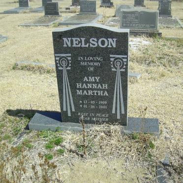 NELSON Amy Hannah Martha 1909-2001
