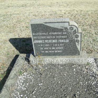 PRINSLOO Johannes Wilhelmus 1903-1972