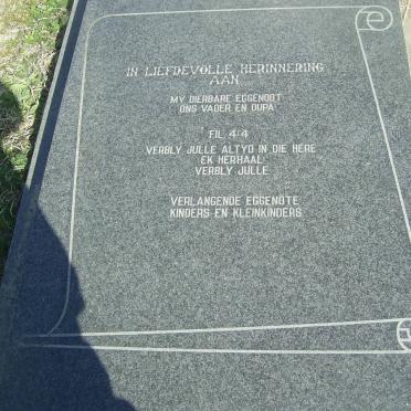 PIETERS Christiaan Jacobus 1920-1992