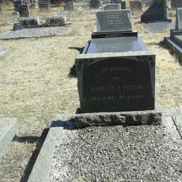 PIENAAR Albrecht F. 1939-1964