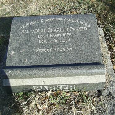 PARKER Marmaduke Charles 1876-1954