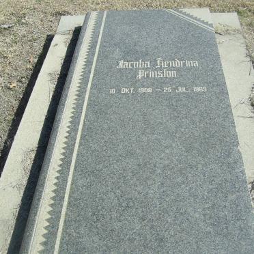 PRINSLOO Jacoba Hendrina 1908-1963