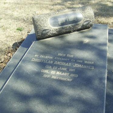 PORTWIG Christiaan Andrias Johannes 1915-1963