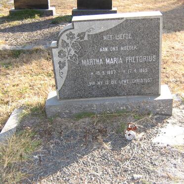 PRETORIUS Martha Maria 1887-1969