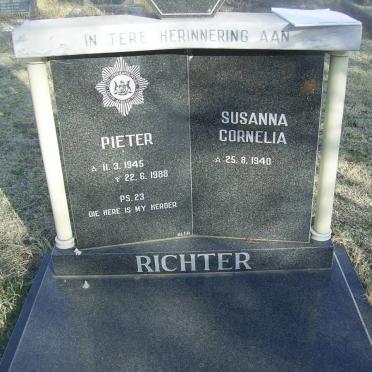 RICHTER Pieter 1945-1988 &amp; Susanna Cornelia 1940-