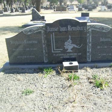 RENSBURG Stephanus Louwrens, Janse van &amp; Johanna Helena