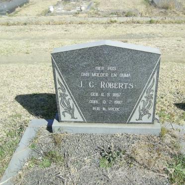 ROBERTS J.C. 1897-1987