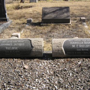 ROELOFSE Johannes Jacobus 1878-1958 &amp; Isabella Susara M.E. BOTHA 1881-1956