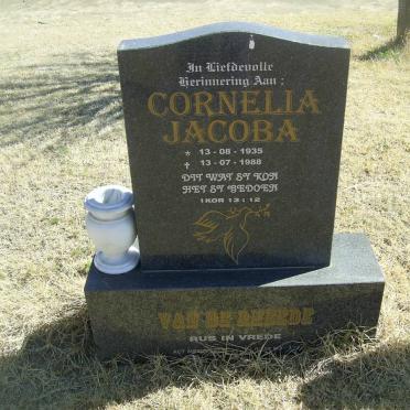 RHEEDE Cornelia Jacoba, van de 1935-1988