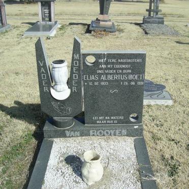 ROOYEN Elias Albertus, van 1933-1991