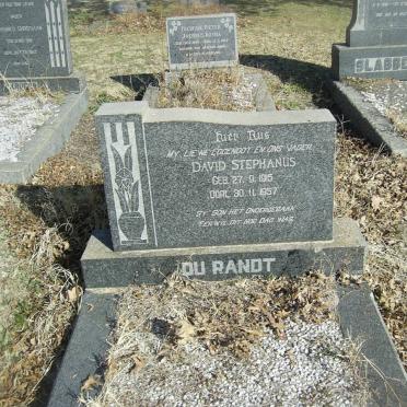 RANDT David Stephanus, du 1915-1957