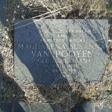 ROOYEN Magdalena Susanna nee ACKERMAN 1912-199?