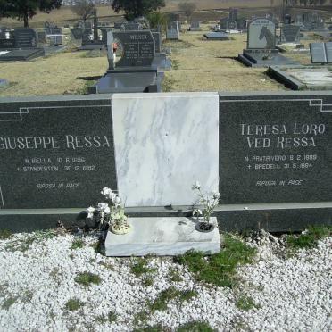 RESSA Giuseppe 1896-1982 &amp;  Teresa Lora Ved 1899-1984