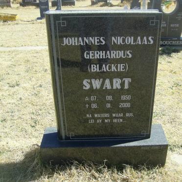 SWART Johannes Nicolaas Gerhardus 1950-2000